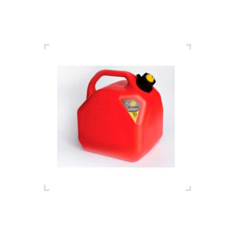 Bidon Profesional Combustible Nafta 10L Rojo DRIVEN