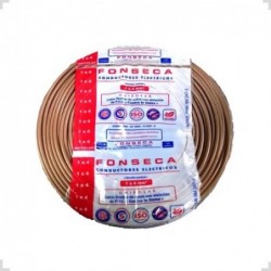 Cable Unipolar 4mm Marron x25mts FONSECA