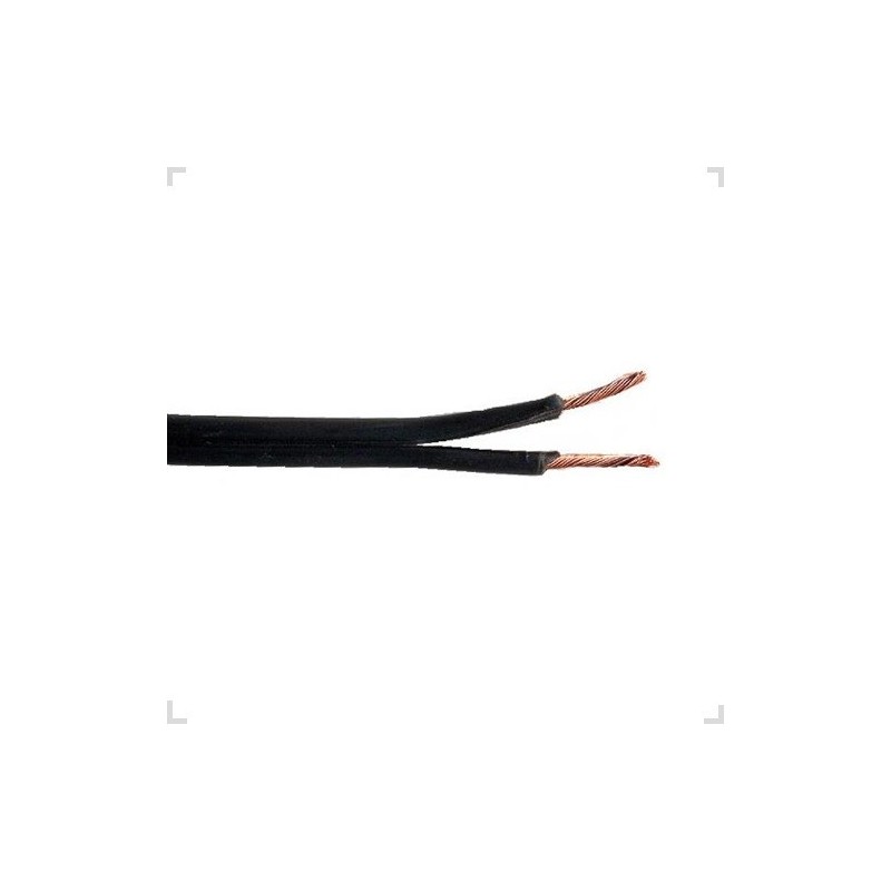 Cable Paralelo 2x0,5mm Negro x700mts FONSECA