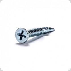 Tornillo Aletado Mecha Zincado 8x1-1/4 x6.000 DIEARG