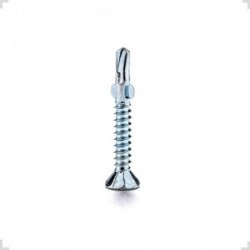 Tornillo Aletado Mecha Zincado 8x1-1/4 x6.000 DIEARG