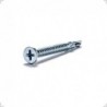 Tornillo Aletado Mecha Zincado 8x1-5/8 x4.000 DIEARG