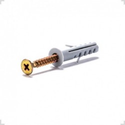 Tornillo y Tarugo Con Tope 8mm x1.000 DIEARG