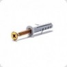 Tornillo y Tarugo Nylon Con Tope 8mm x1.000 DIEARG