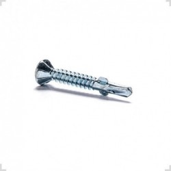 Tornillo Aletado Mecha Zincado 8x1-1/4 x6.000 TW DGO