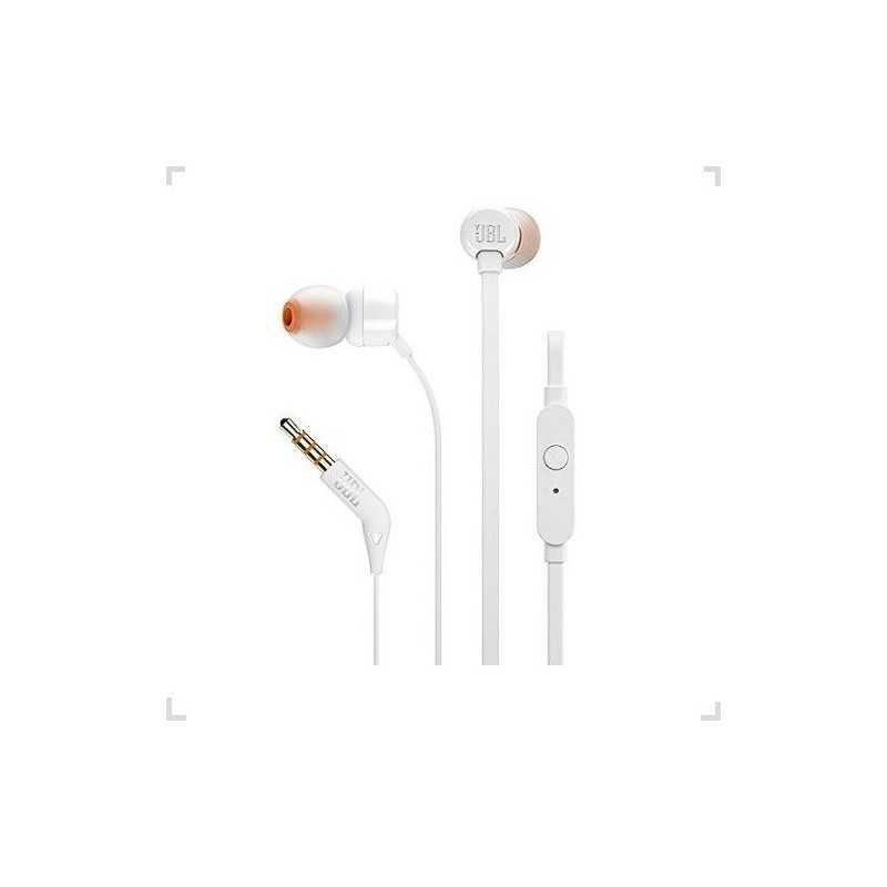 Auricular T110 IN-EAR HeadPhones White JBL