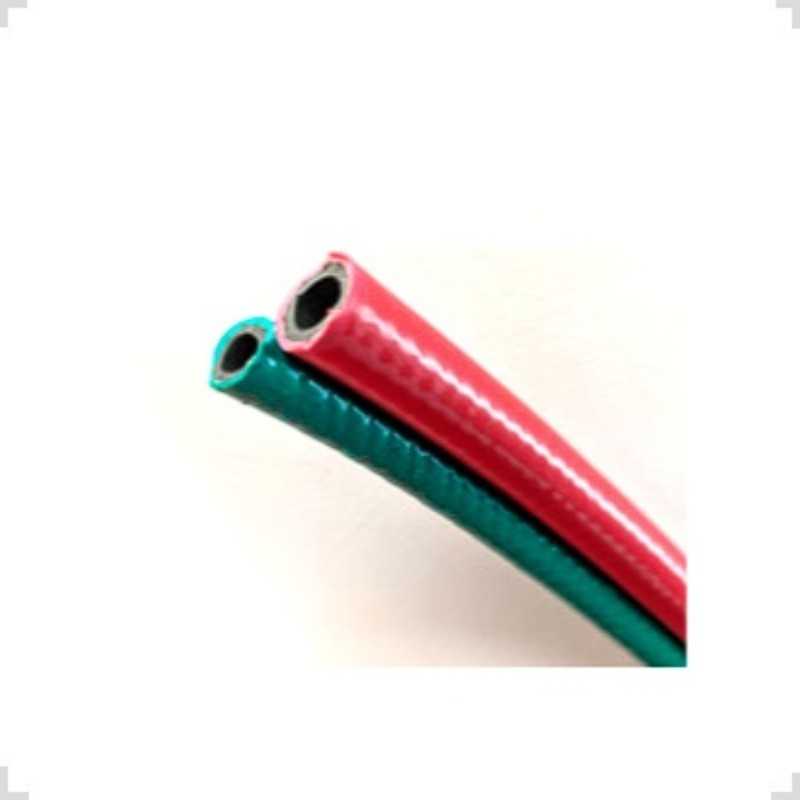 Manguera PVC Acetileno Verde Roja 6mm 15mts FREPLAST