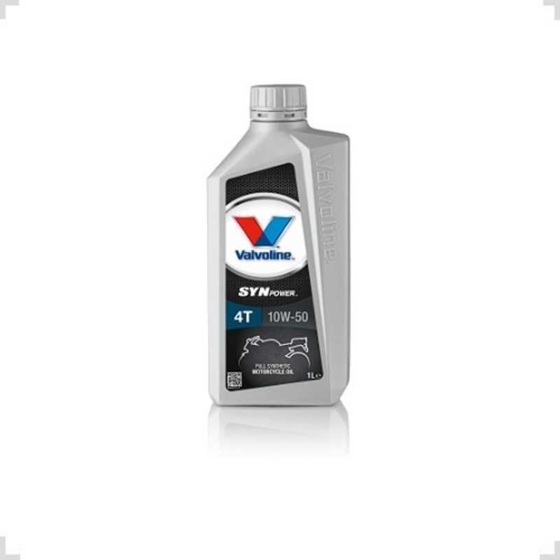 Aceite Sintetico Synpower 4T 10W50 SN MA-2 1L VALVOLINE