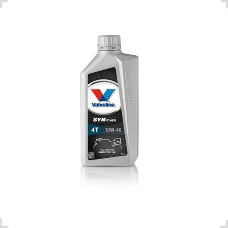 Aceite Sintetico Synpower 4T 10W40 SN MA-2 1L VALVOLINE