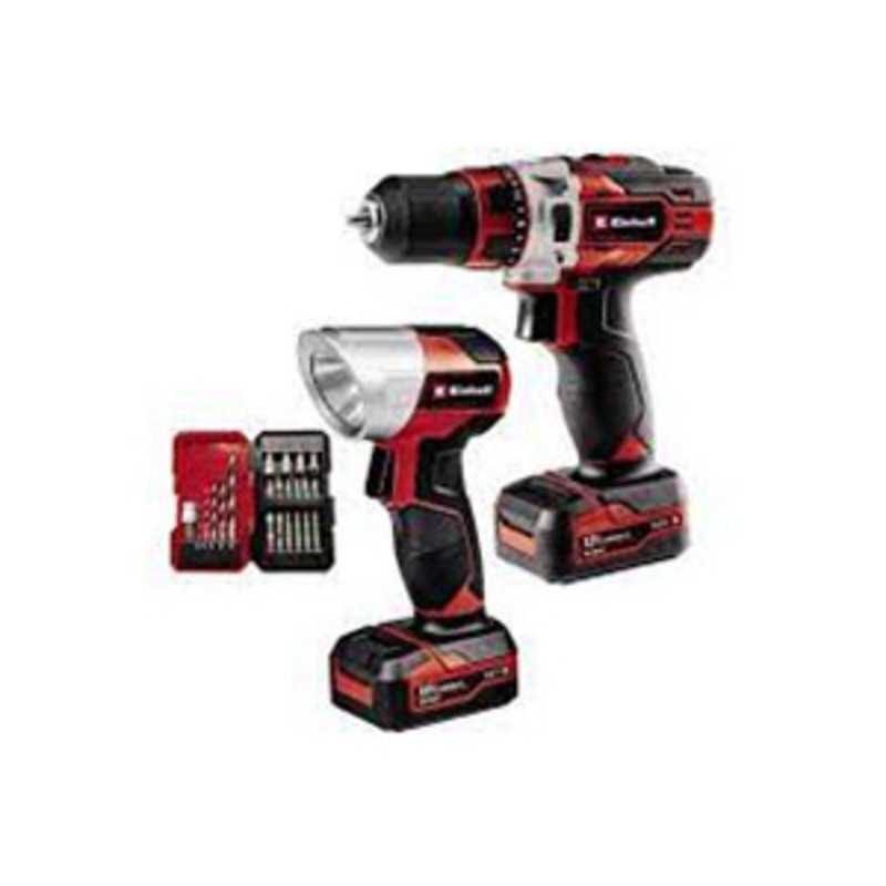 Atornillador 12v + Lint Inal + 2 Bat + Carg + 22 Acc EINHELL