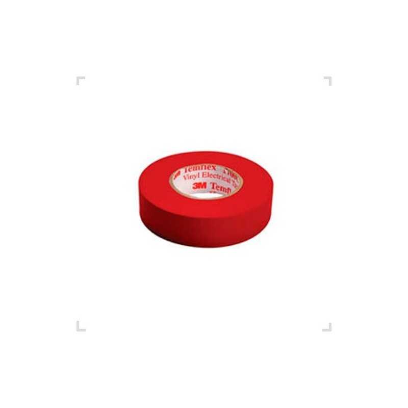 Cinta Aisladora Scotch 1550 19mm 10m Roja 3M